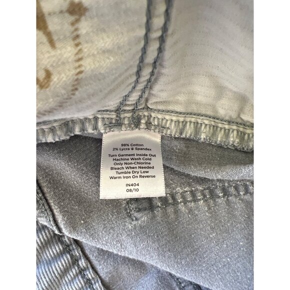 Talbots size 10P 10 petite corduroy gray pants - Picture 5 of 5